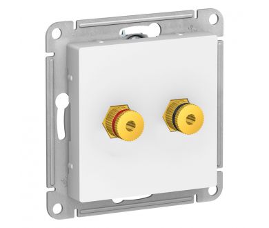 Аудиорозетка двухместная Systeme Electric AtlasDesign ATN000187
