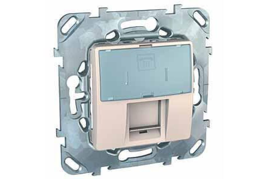 Розетка телефонная RJ12 Schneider Electric Unica MGU5.493.25ZD