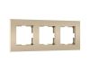 Рамка на 3 поста Werkel Slab (шампань софт) W0032911 4690389218422 a071625