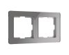 Рамка на 2 поста Werkel Acrylic графит 4690389184864 W0022704