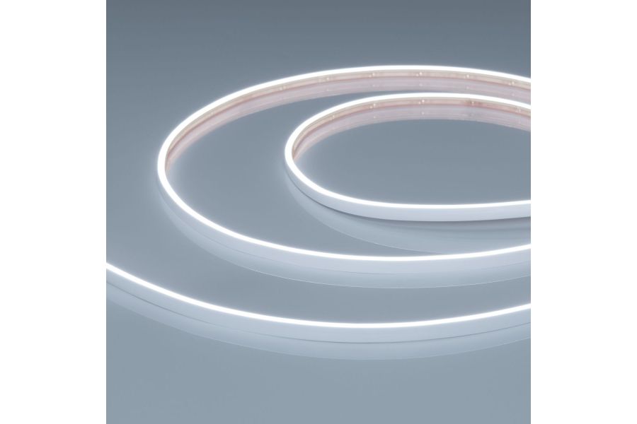 Светодиодная лента герметичная Arlight VELA-M240-2.5x6mm 24V White6000 (5 W/m, IP65, 5m) 053266