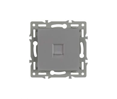 Механизм компьютерной розетки Arlight SCT-MPC1-PL-GR (RJ-45, CAT6) 045335