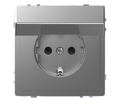 Розетка Schneider Electric Merten D-Life 16A с/з и крышкой MTN2310-6036