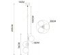 Подвесной светильник Arte Lamp Alcor A2224SP-3BK