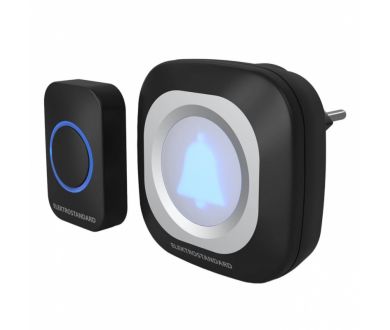 Звонок беспроводной Elektrostandard DBQ25M WL 36M IP44 чёрный 4690389146893