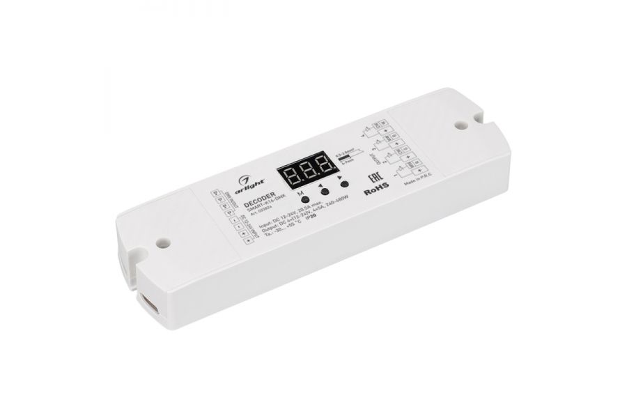 Декодер Arlight Smart-K16-DMX (12-24V, 4x5A) 023824