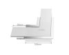 Угол Arlight S2-LINIA94-F-L90 прямой 021282