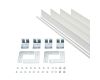 Рамка для встраиваемой установки панелей Arlight BX3060 White 027832