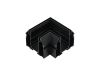 Соединитель шинопровода угловой плоский для натяжного потолка Aployt Magnetic track 220 APL.0284.00.04