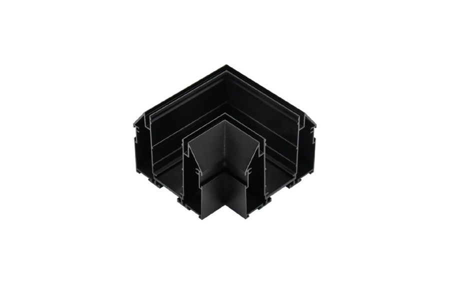 Соединитель шинопровода угловой плоский для натяжного потолка Aployt Magnetic track 220 APL.0284.00.04