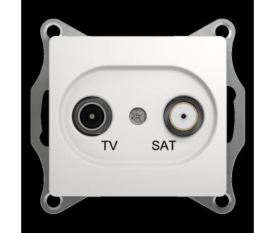 Розетка TV-SAT оконечная 1DB Systeme Electric Glossa GSL000197
