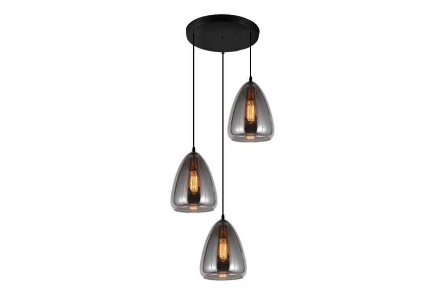 Подвесная люстра Lumina Deco Braga LDP 6841-3 GY