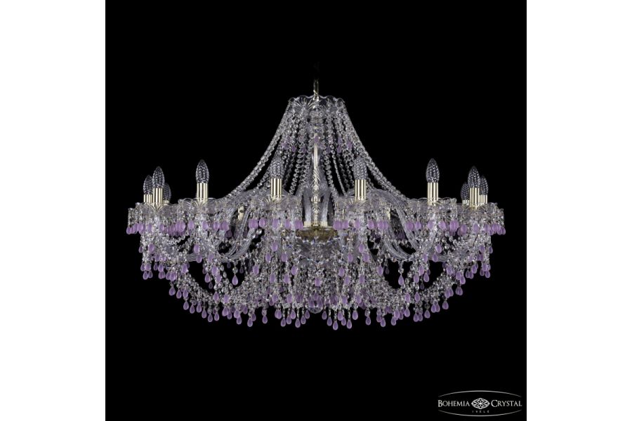 Подвесная люстра Bohemia Ivele Crystal 1410/16/400 G V7010