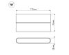 Уличный настенный светодиодный светильник Arlight SP-Wall-Flat-S170x90-2x6W Warm3000 032412