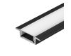 Профиль Arlight SL-SLIM-H7-F25-2000 BLACK (Алюминий) 061615