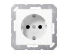 Розетка Schuko Jung ABA1520BFWW