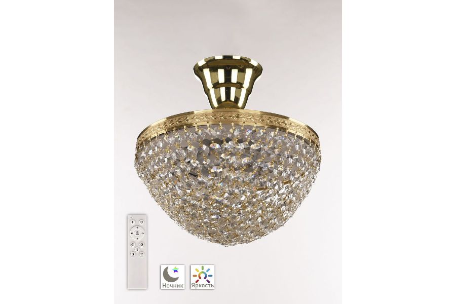 Потолочный светильник Bohemia Ivele Crystal 19321/25IV/LED-DIM G