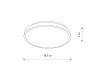 Потолочный cветильник Nowodvorski Agnes Round Led Pro White 10977