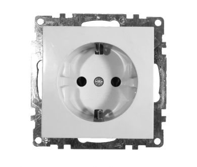 Розетка 1-местная Stekker GLS16-7110-01 250В 16А с защитной шторкой 39304