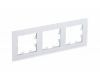 Рамка 3-ая Systeme Electric AtlasDesign Nature Матовое стекло белый ATN330103