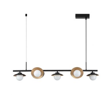 Подвесная люстра Indigo Corazza 10015/7P Black V000282