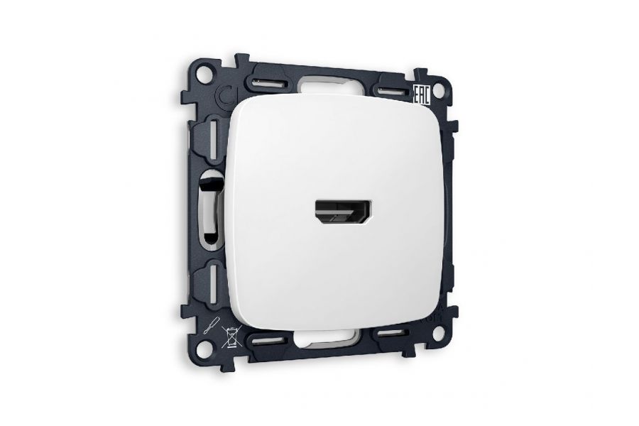 Комплект механизма розетки HDMI 2.0 40V/500MO 2.0GHz 5-18Gbit/s Ambrella Volt Omega MO134010
