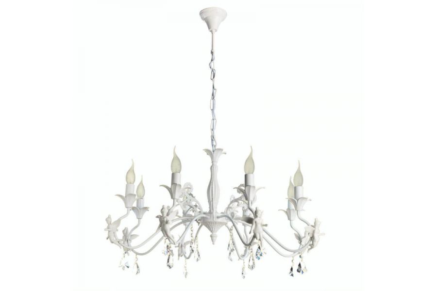 Подвесная люстра Arte Lamp Angelina A5349LM-8WH
