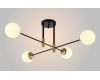 Потолочная люстра Crystal Lux Fidel FIDEL PL4 BLACK