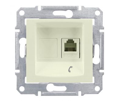 Розетка телефонная RJ11 Schneider Electric Sedna SDN4101147