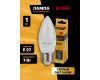 Лампа светодиодная Kodak LED B35-7W-830-E27 K 7Вт свеча теплый белый свет Е27 Б0057626