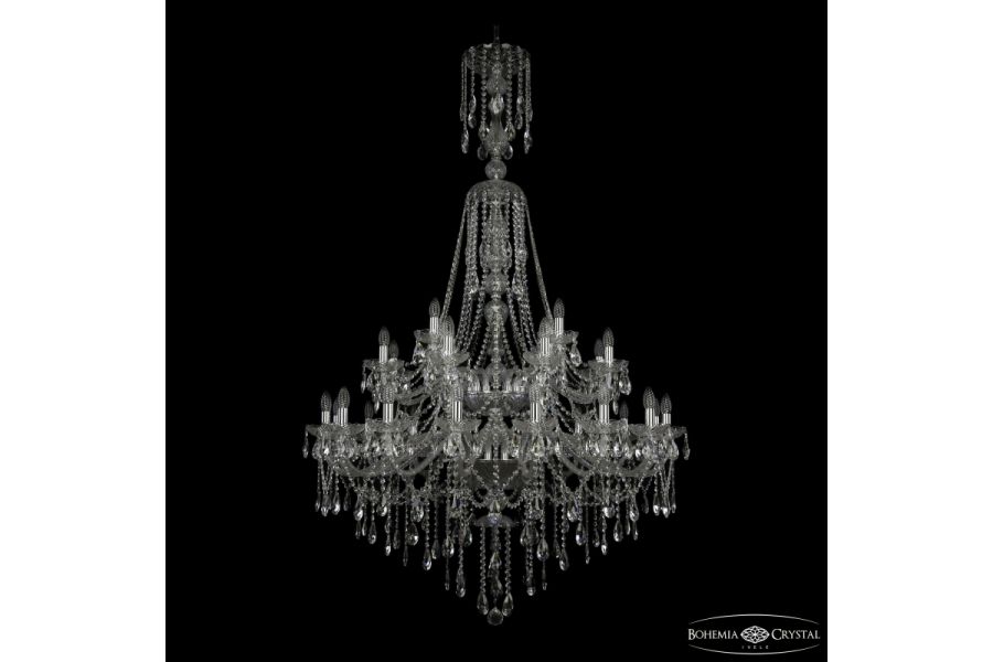 Подвесная люстра Bohemia Ivele Crystal 1415/16+8+4/400/XL-185/2d Ni