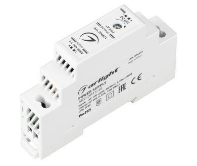 Блок питания Arlight ARV-DR15-48 (48V, 0.32A, 15W) 034674