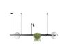 Подвесная люстра Loft IT Jardin 10121/D Dark grey