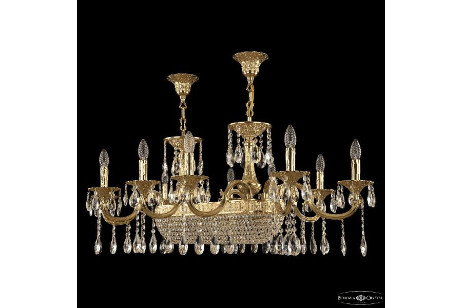 Подвесная люстра Bohemia Ivele Crystal 72153/10/250/600 G