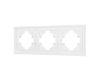 Рамка пластиковая на 3 поста Arlight FRM-TENDO-SFPL-3-WH 054653