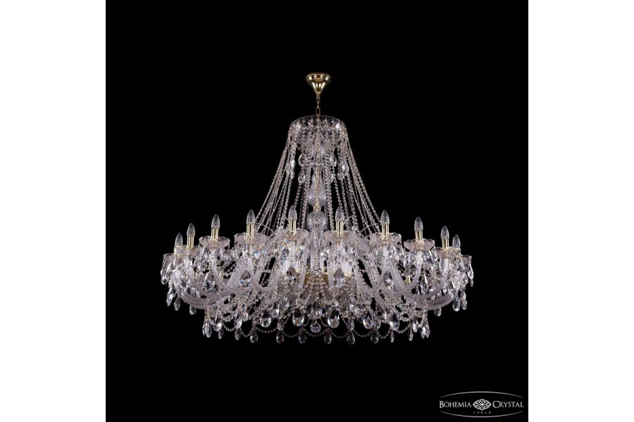 Подвесная люстра Bohemia Ivele Crystal 1411/24/530 G