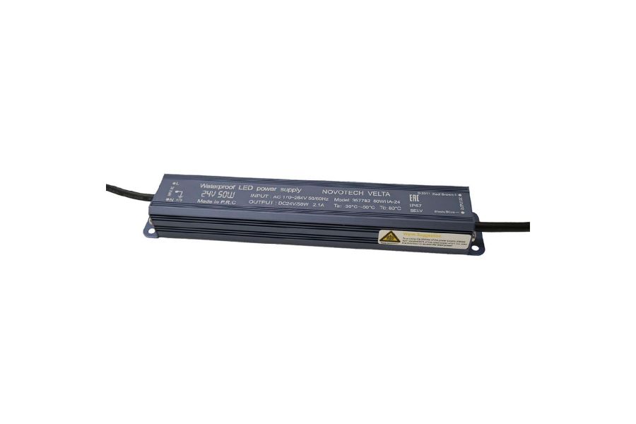 Блок питания Novotech Velta 50Вт DC24 IP67 2.5A 357782