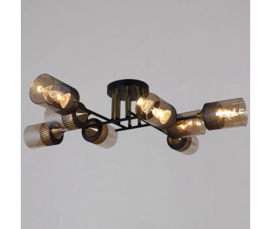 Потолочная люстра Reluce 48460-0.3-08 BK+COPPER