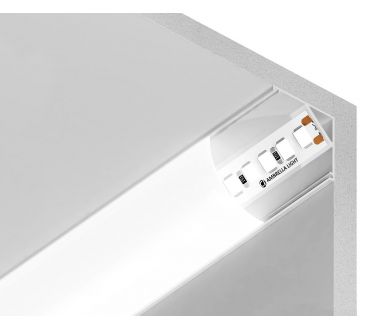 Алюминиевый угловой профиль Ambrella Light Alum Profile GP2100WH