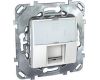 Розетка компьютерная RJ45 Schneider Electric Unica MGU5.421.18ZD