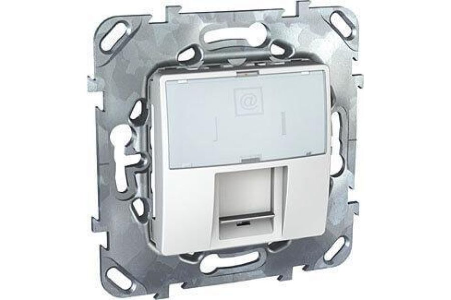 Розетка компьютерная RJ45 Schneider Electric Unica MGU5.421.18ZD