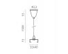 Подвес стандартный тип D треку 5040xx-(F)/(R) 1,5 м Lightstar Quattro 504176-FR1