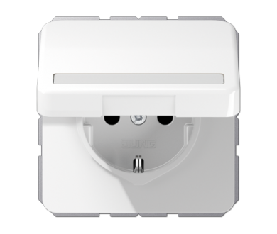 Розетка штепсельная Schuko Jung CD1520BFNAKLWW