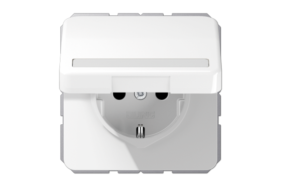 Розетка штепсельная Schuko Jung CD1520BFNAKLWW