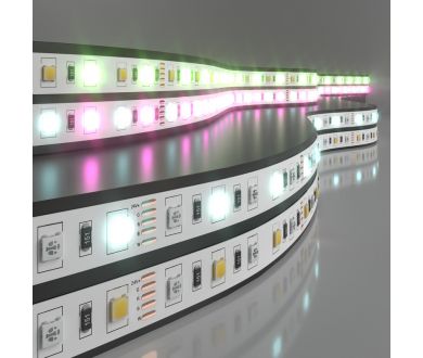 Светодиодная лента Elektrostandard 24V 14,4W 60Led 5050+5050 IP20 MIX RGB/холодный белый, 5м 4690389172274