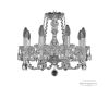 Подвесная люстра Bohemia Ivele Crystal 101/8/141 Ni
