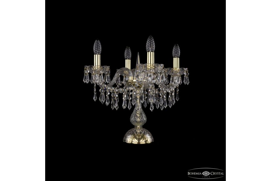 Настольная лампа Bohemia Ivele Crystal 1403L/4/141-39 G