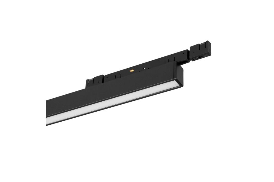Трековый магнитный светильник Arlight MAG-MICROCOSM-FLAT-L588-20W Warm3000 (BK, 100 deg, 24V) (IP20 Металл) 051774