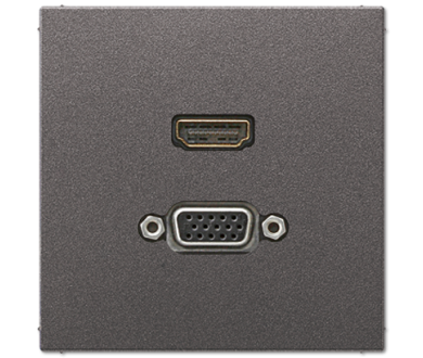Купить Розетка HDMI/VGA Jung MAAL1173AN Розетка HDMI/VGA Jung MAAL1173AN