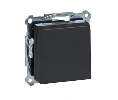 Розетка Schneider Electric Merten System M с крышкой MTN2311-0414
